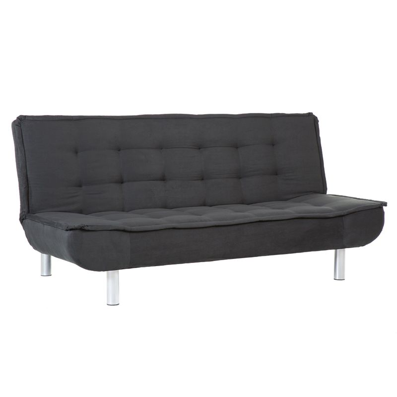 SOFA MARKET - Sofa Cama Lotto 3 Puestos Tela Negro