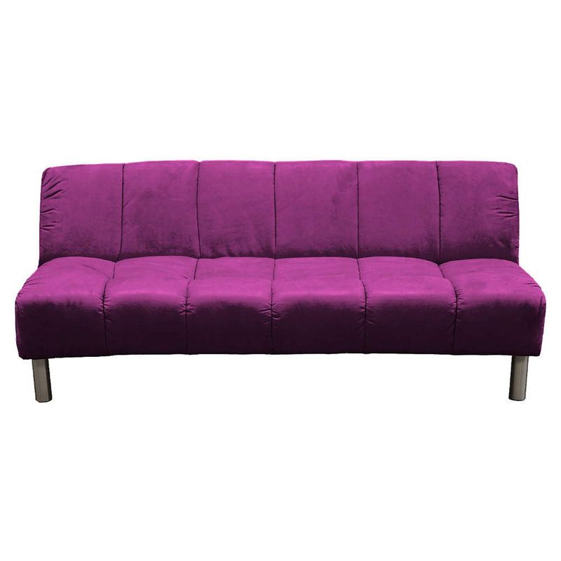 SOFA MARKET - Sofa Cama Royal 3 Puestos Tela Morado