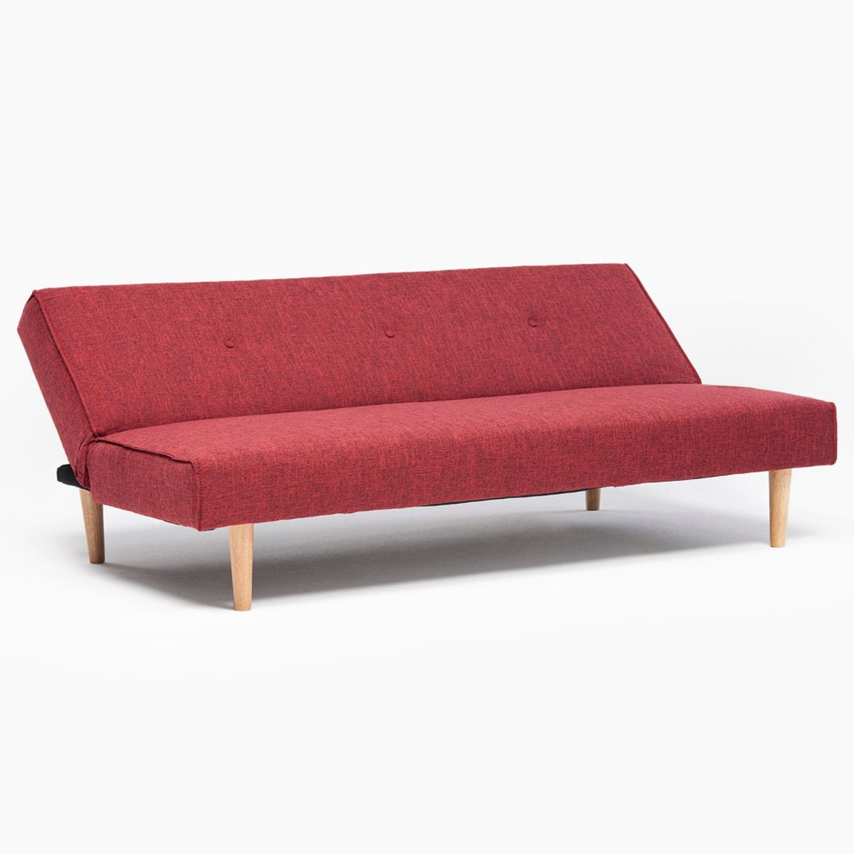 SOFA MARKET - Sofa Cama Tommy 3 Puestos Tela Rojo