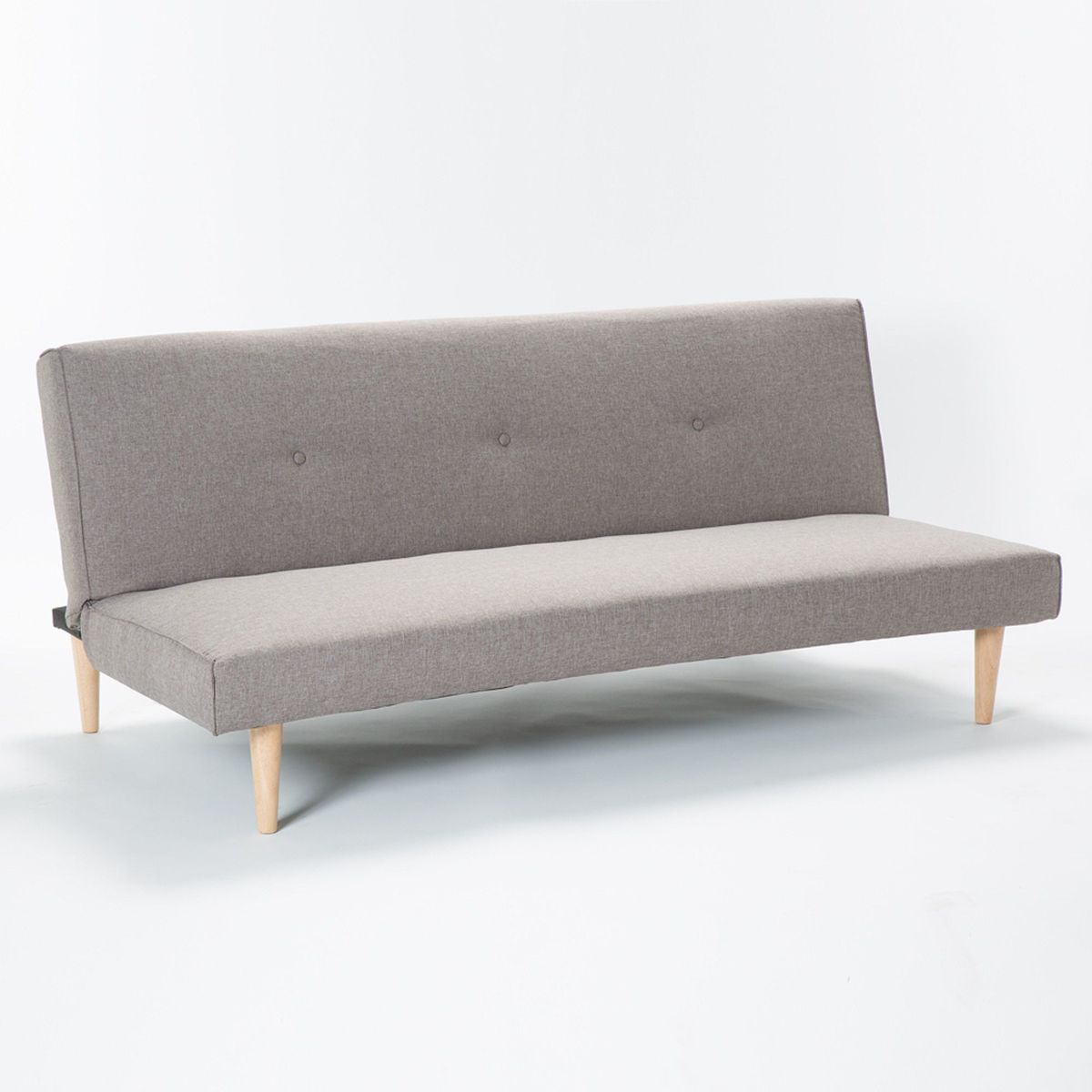SOFA MARKET - Sofa Cama Tommy 3 Puestos Tela Gris