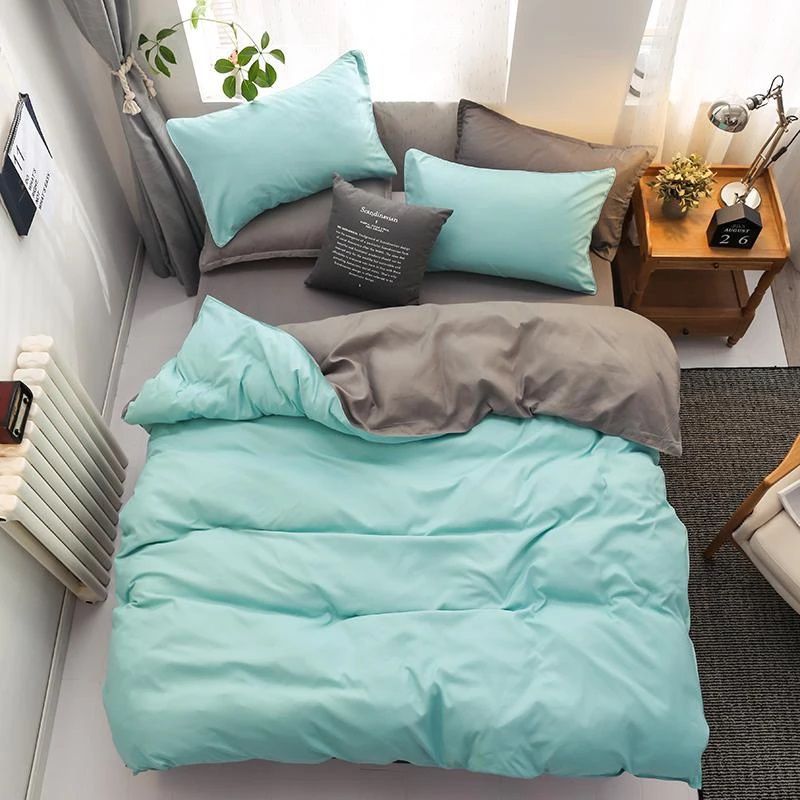 PLUMA HOME - Funda de duvet microfibra Menta - doble.