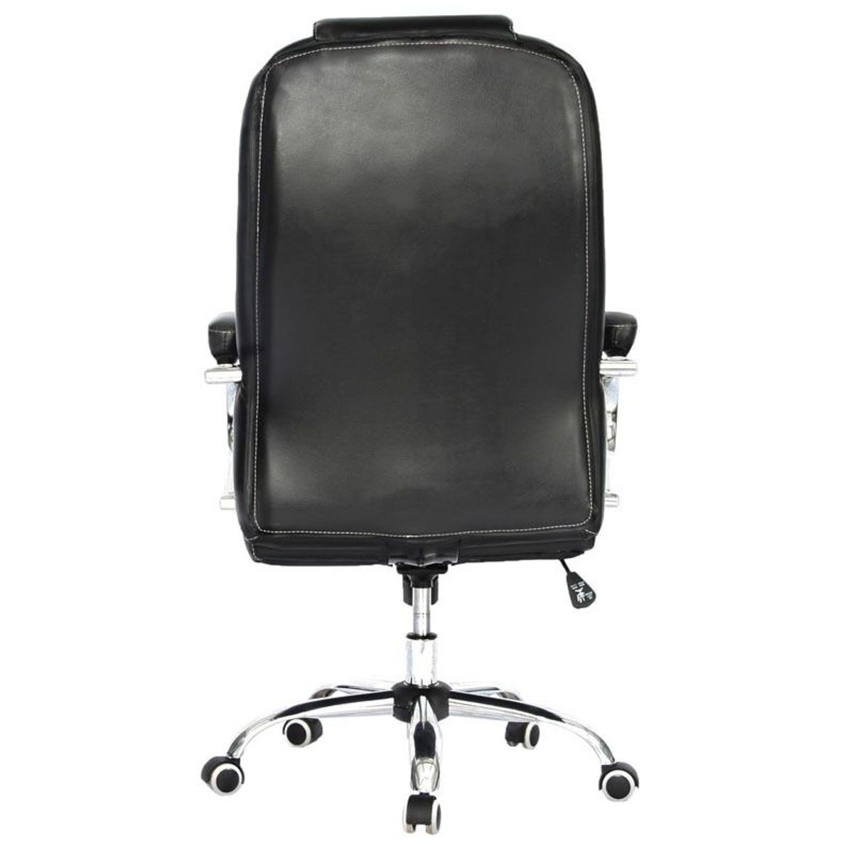 ZER - Silla Gerencial de Oficina en Cuero PU Acolchada Arizona Negra
