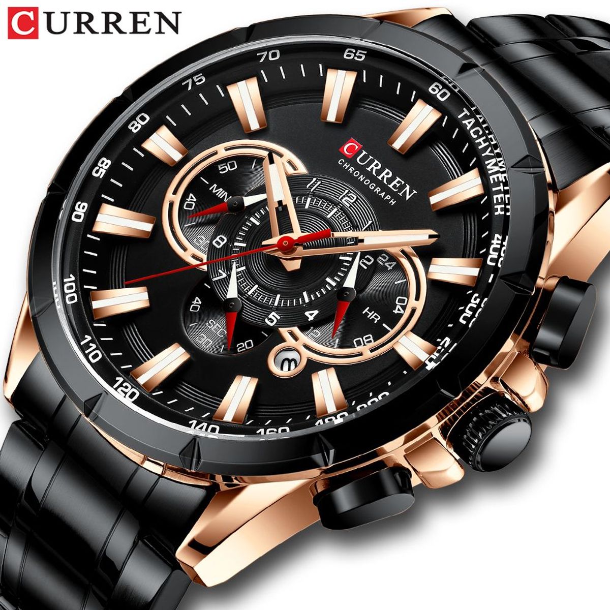 CURREN - RELOJ CURREN 8363 NEGRO SUIT COBRIZO