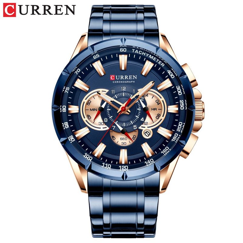 CURREN - RELOJ CURREN 8363 AZUL SUIT DORADO