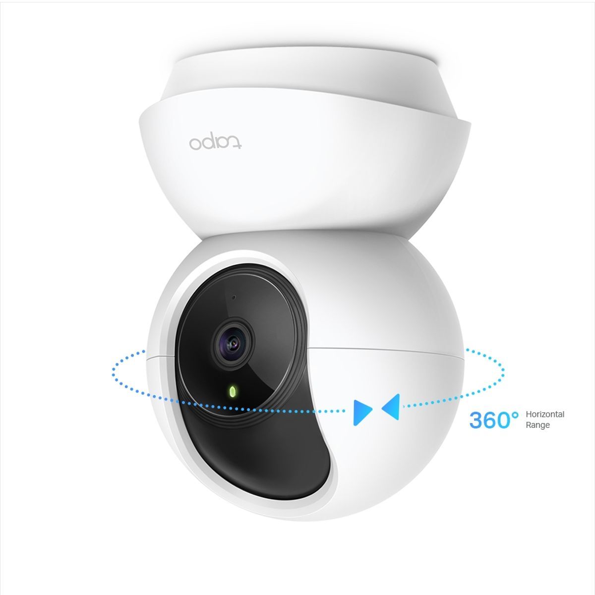 TP LINK - Cámara IP WiFi Robótica Día  Noche Alarma 3MP Audio TP-Link Tapo C210