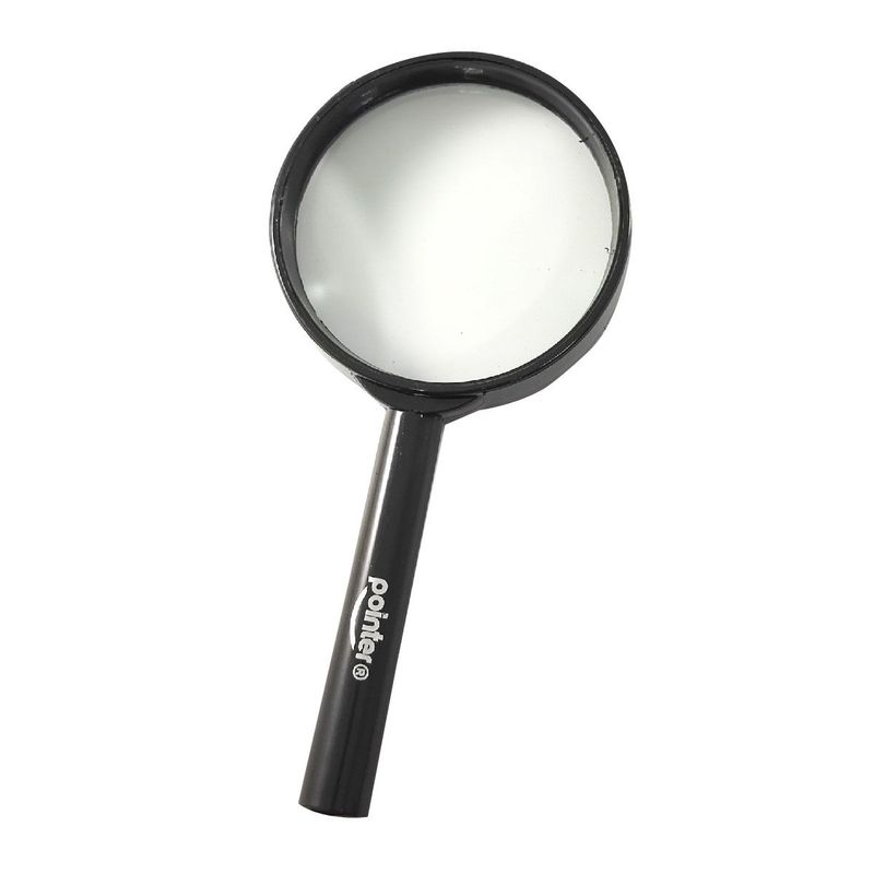 POINTER - Lupa Pointer, 60 Mm De Diámetro, Lente Óptico, Aumento 7x