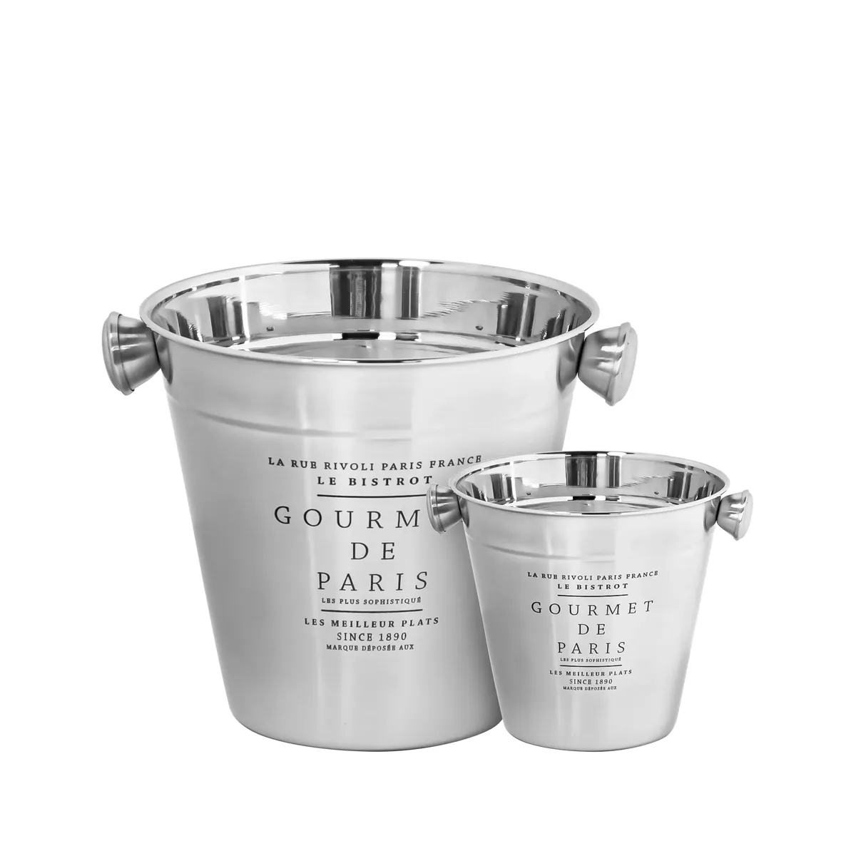 TEZZIO - Kit de Coctelería Tezzio 5 Piezas Acero Inoxidable