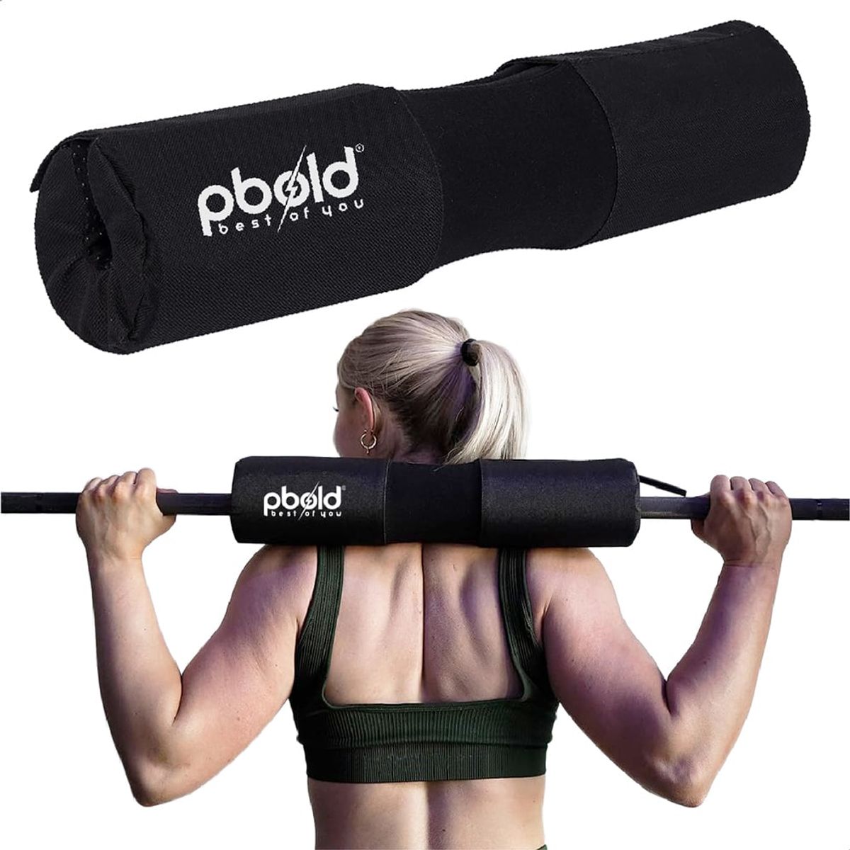 PBOLD - Almohadilla Para Barra De Pesas Gym Protector Sentadillas