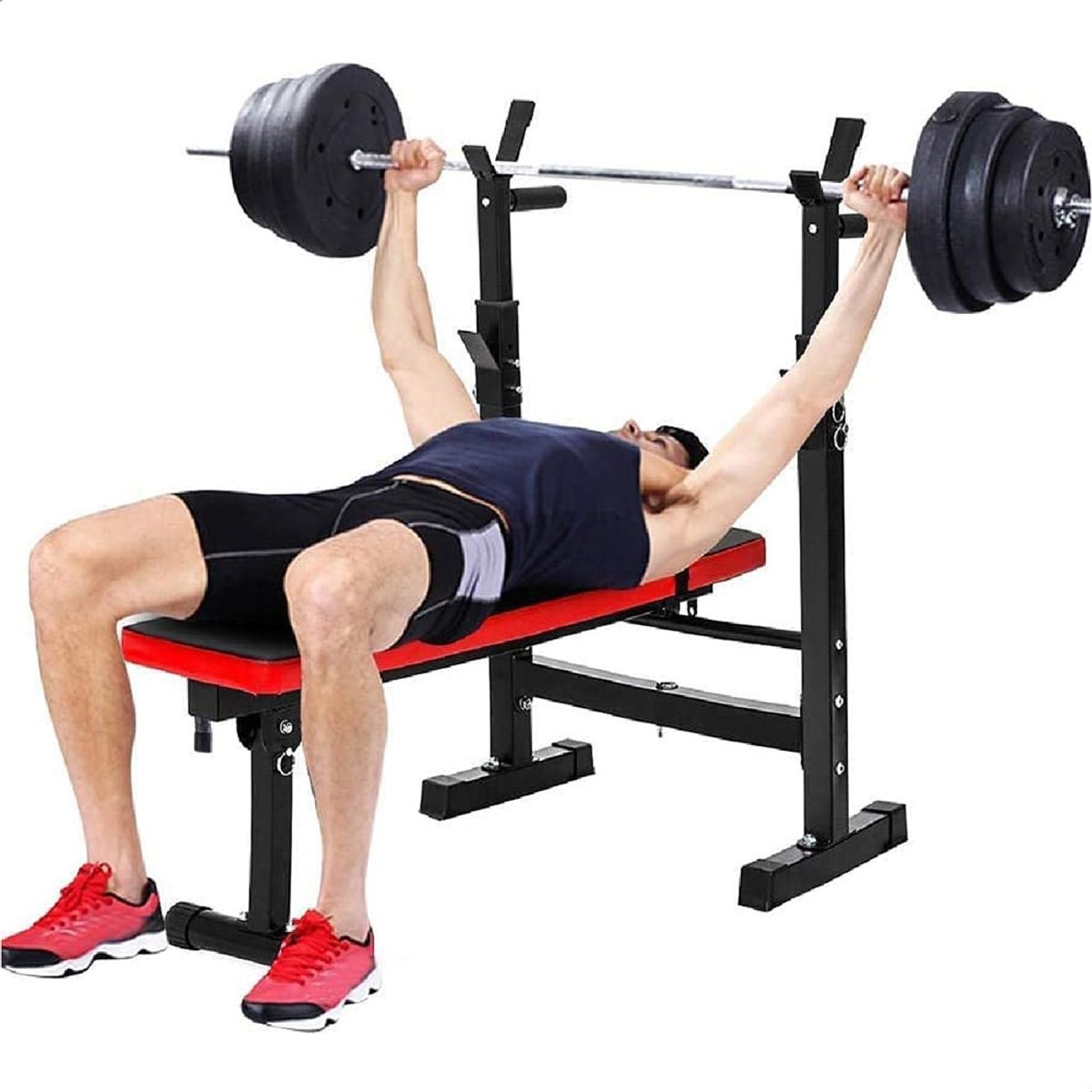 PBOLD - Banco Multifuncional Gym Para Hacer Ejercicio Press Plano