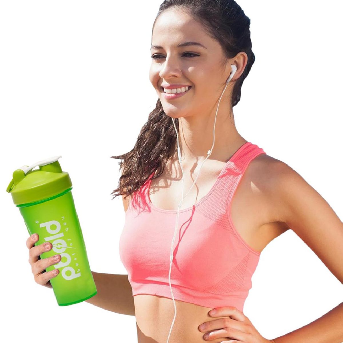 PBOLD - Shaker Proteinas Termo Mezclador Pbold Gimnasio Verde
