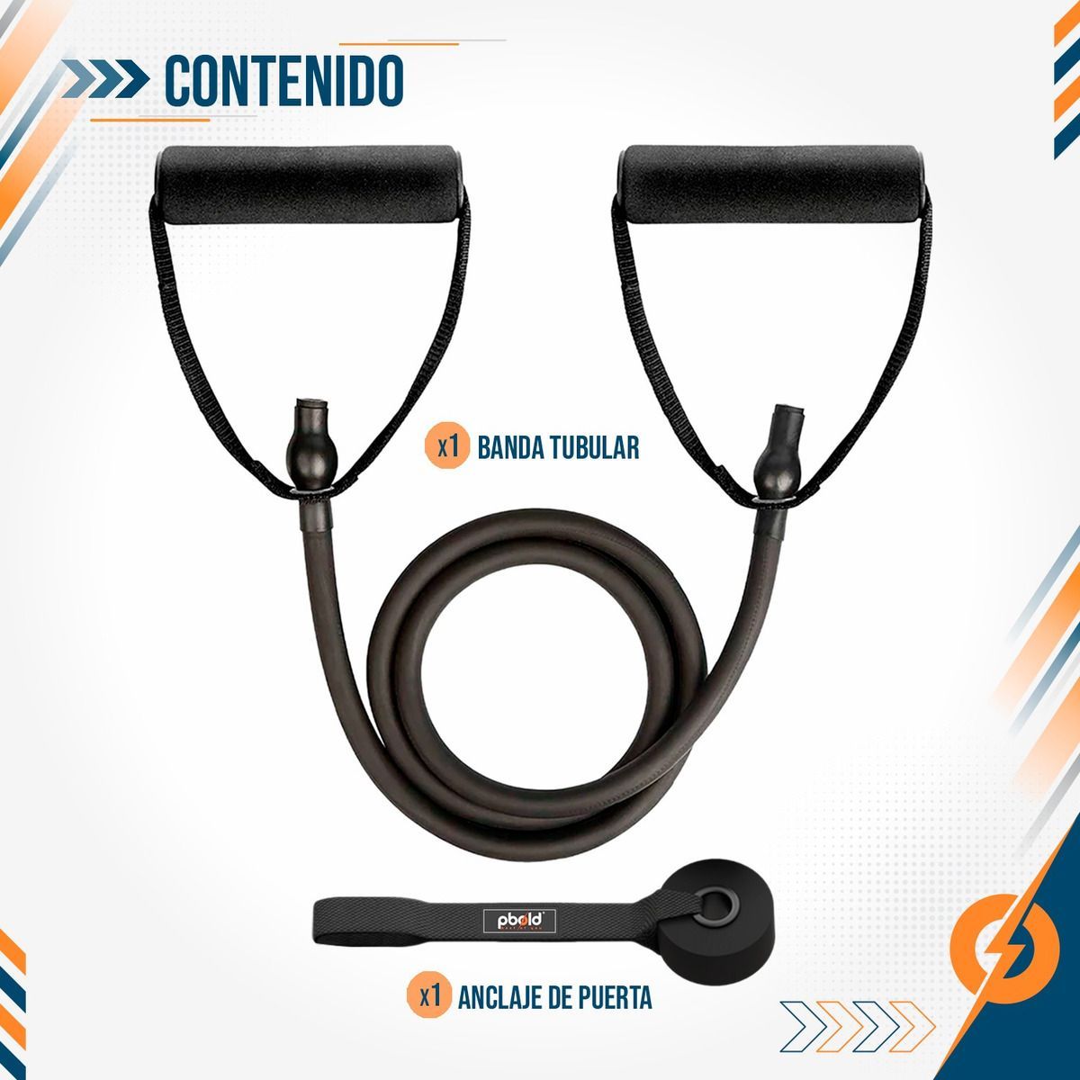 PBOLD - Banda Tubular Pbold Liga Elastica Resistencia Fitness