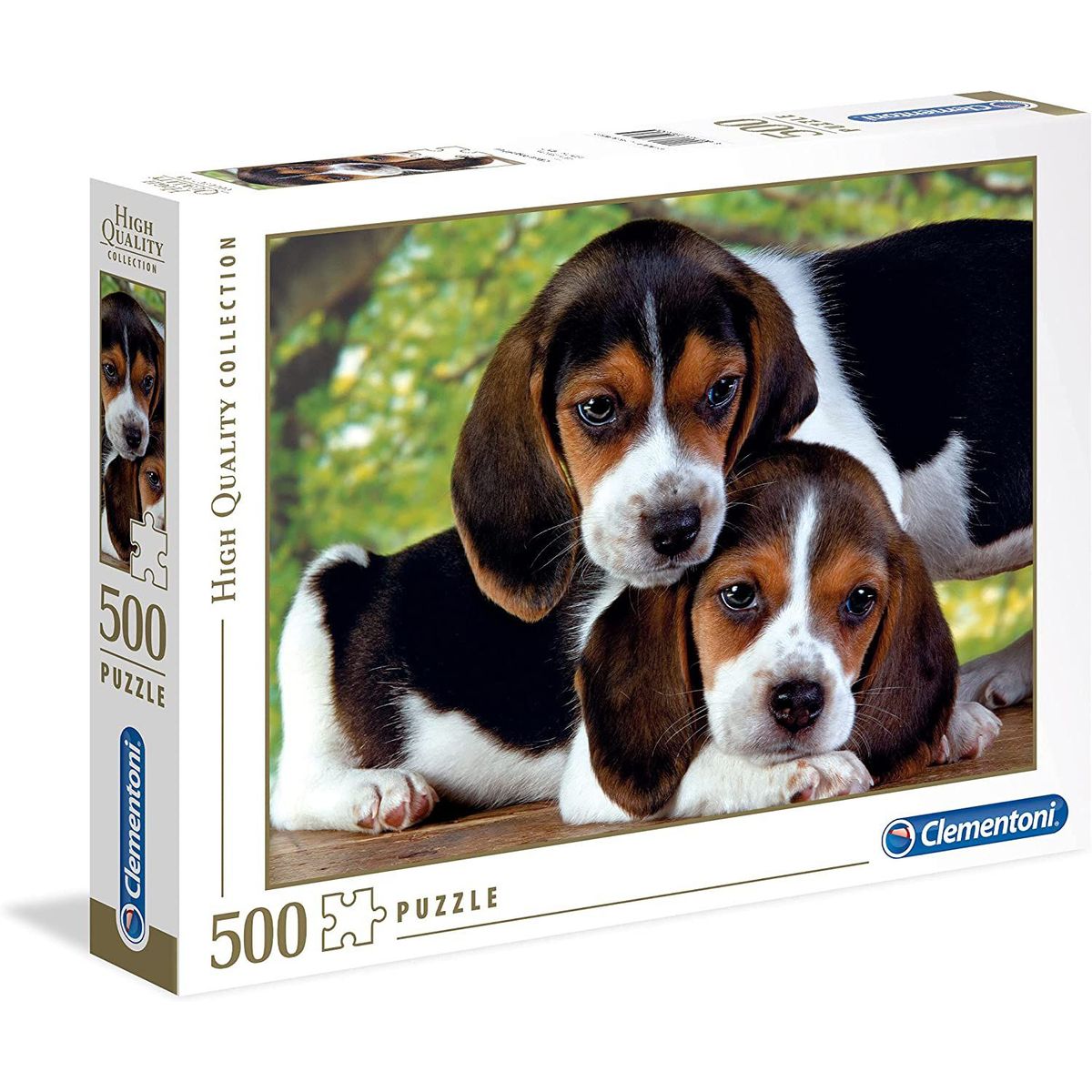 CLEMENTONI - Rompecabezas 500 Piezas Adulto Perro Beagle Clementoni Niños