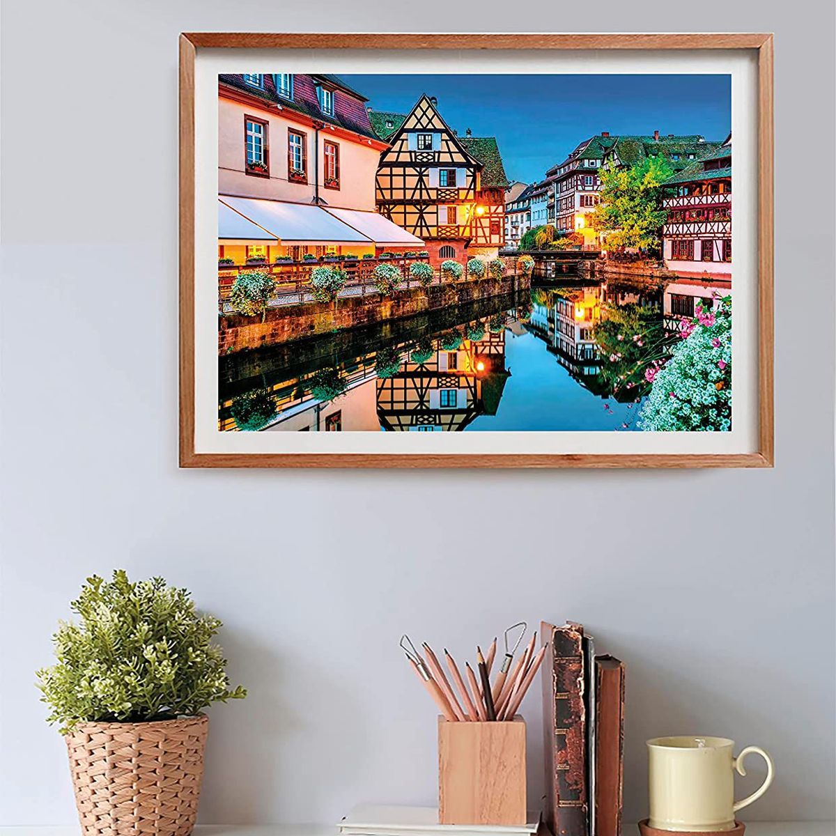 CLEMENTONI - Rompecabezas 500 Piezas Adulto Pueblo Francia Clementoni