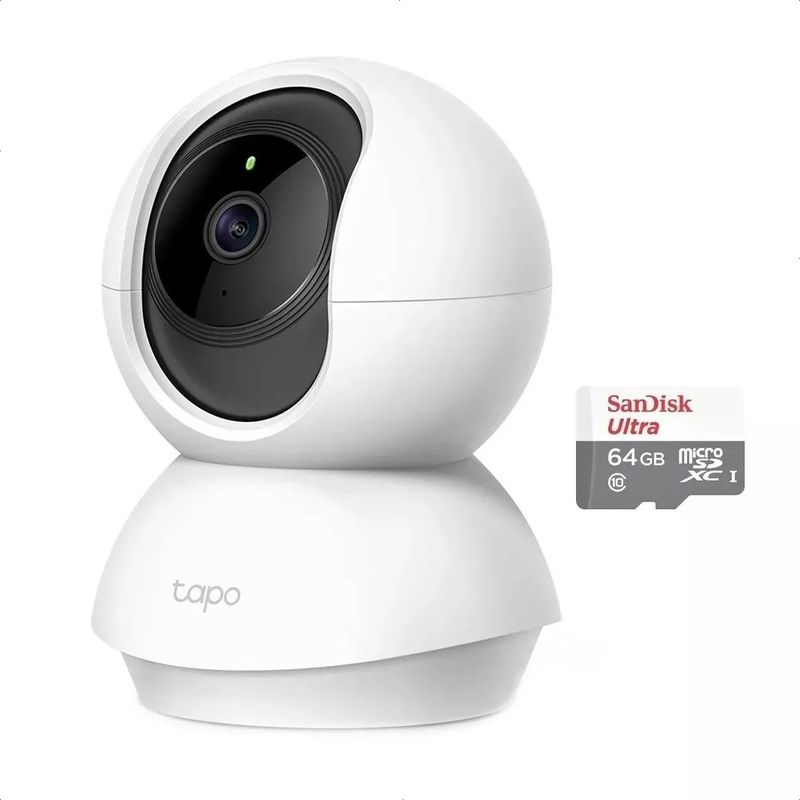 TP LINK - Cámara Ip Wifi Robótica 3mp Alarma Tp-link Tapo C210  64gb