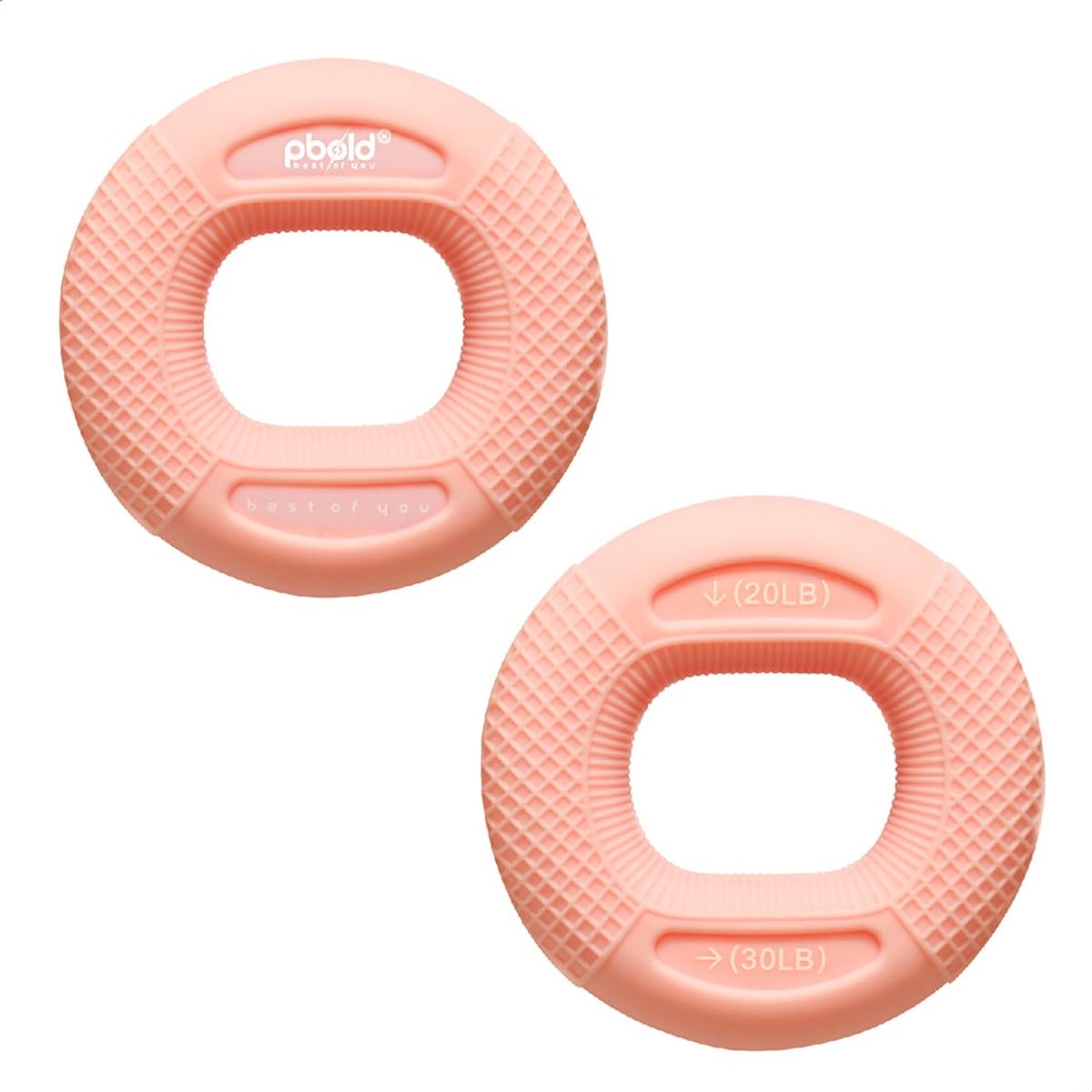 PBOLD - Hand Grip Ejercitador Mano Muñeca Dedo 30 Lb Rosa