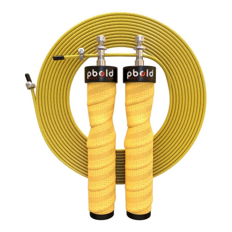 PBOLD - Lazo Cuerda Crossfit Fitness Ejercicio Saltar Pbold Amarillo