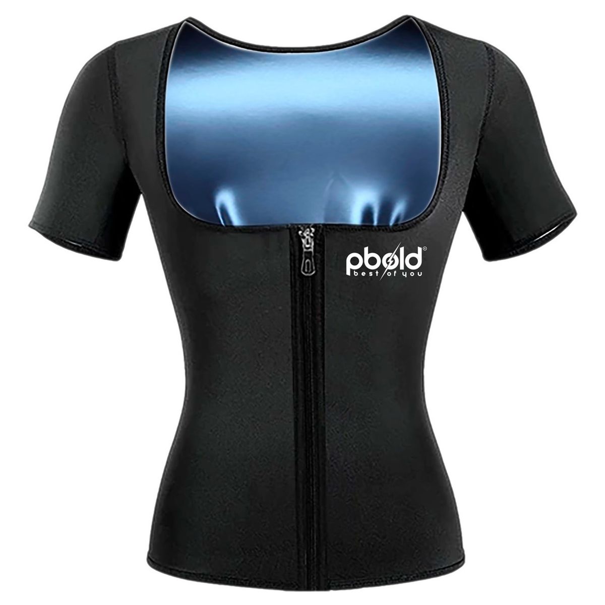 PBOLD - Camiseta Termica Traje Sauna Reductor Faja Moldeadora MujerL