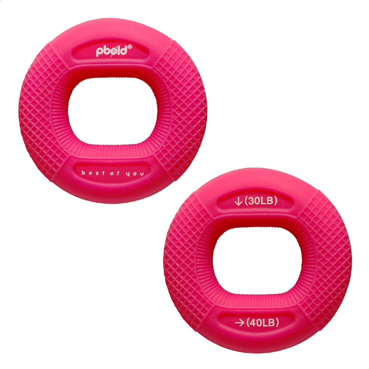 PBOLD - Hand Grip Ejercitador Mano Muñeca Dedo 40 Lb Violeta