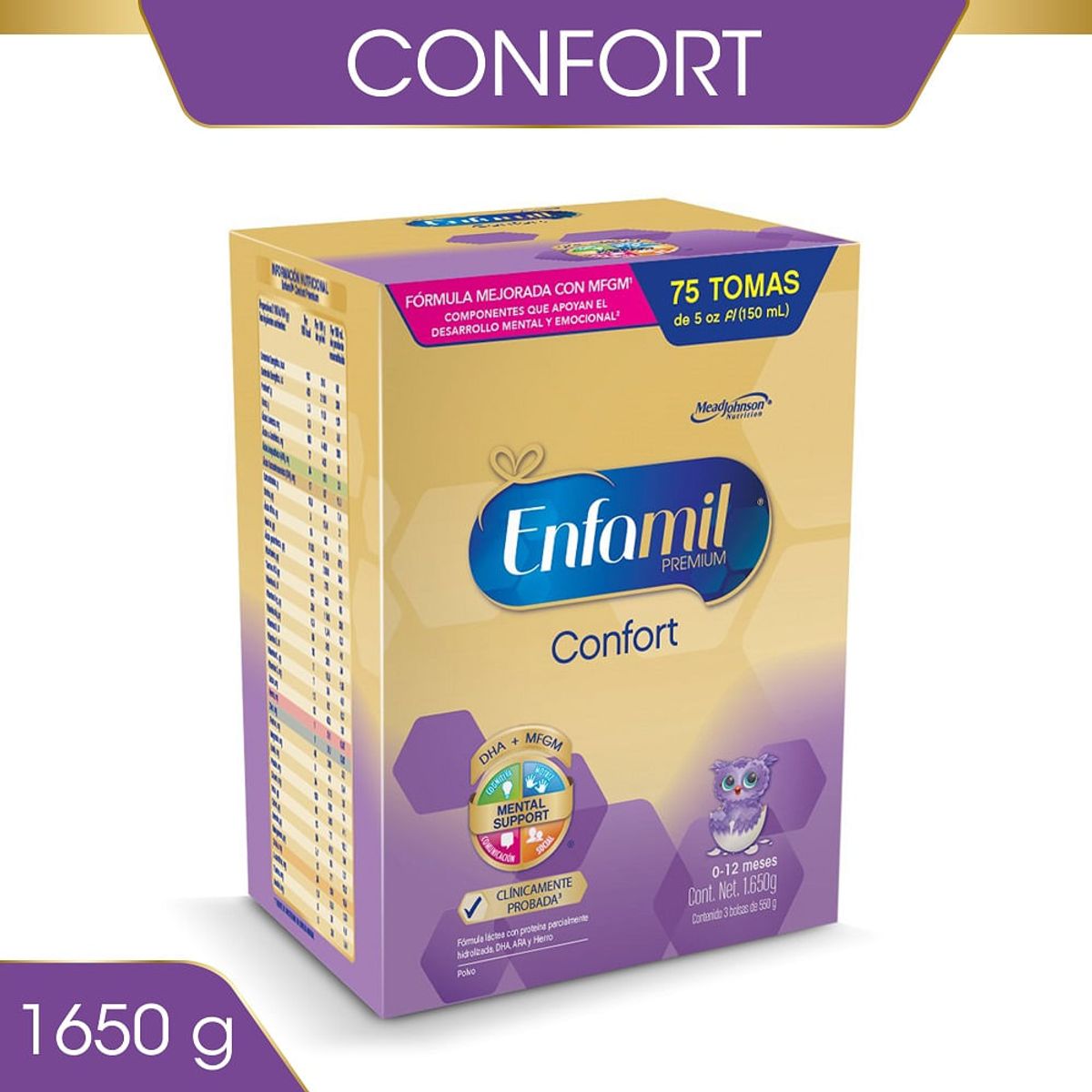 ENFAMIL - Formula Infantil Enfamil Confort 0-12 Meses X 1650g