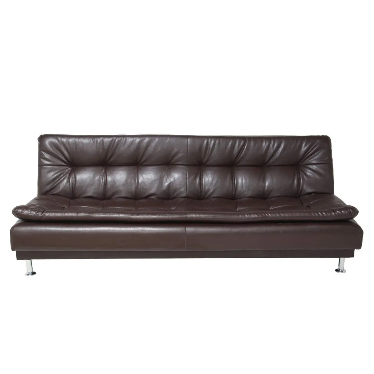 SOFA MARKET - Sofa Cama Elton 3 Puestos Ecocuero Cafe