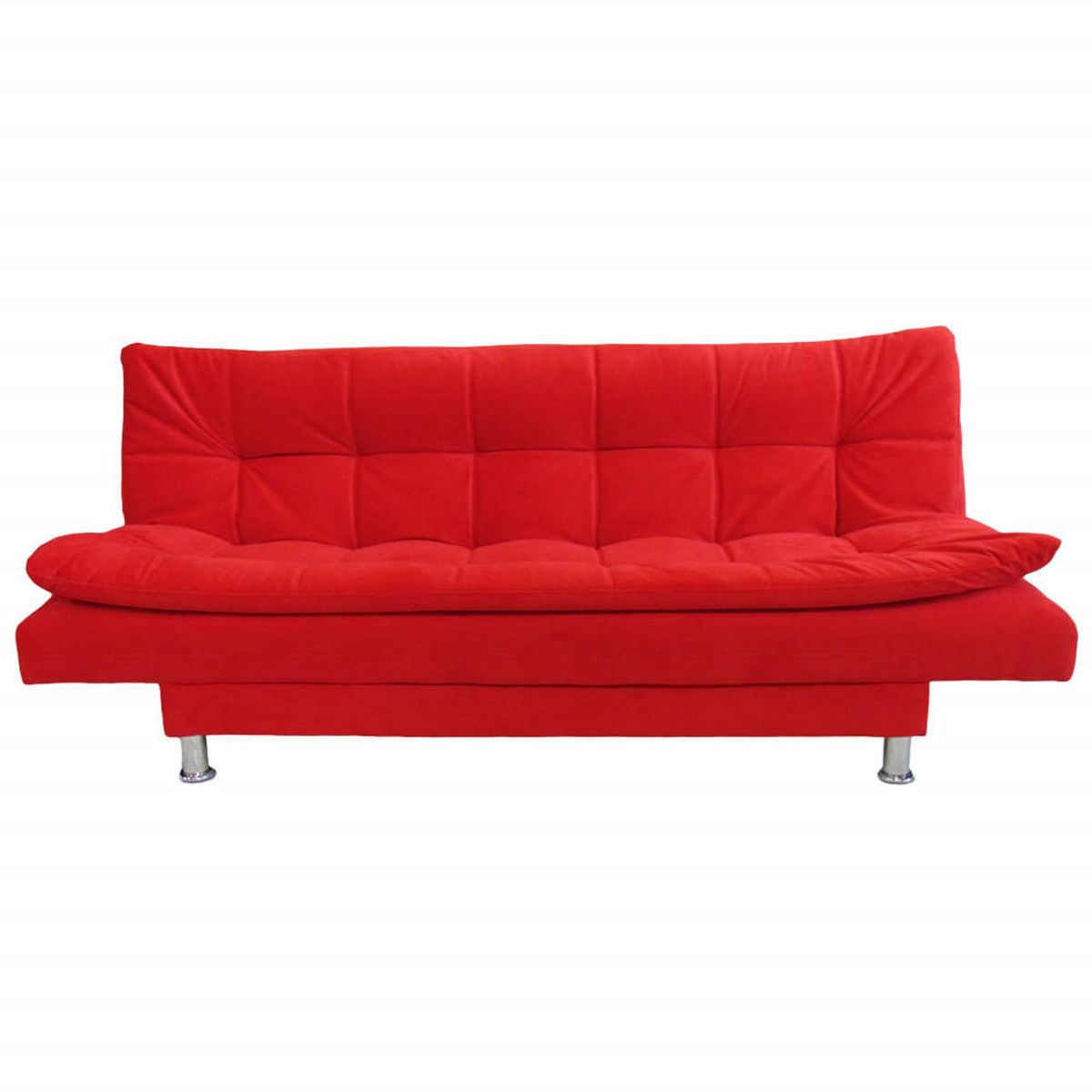 SOFA MARKET - Sofa Cama Blender 3 Puestos Tela Rojo