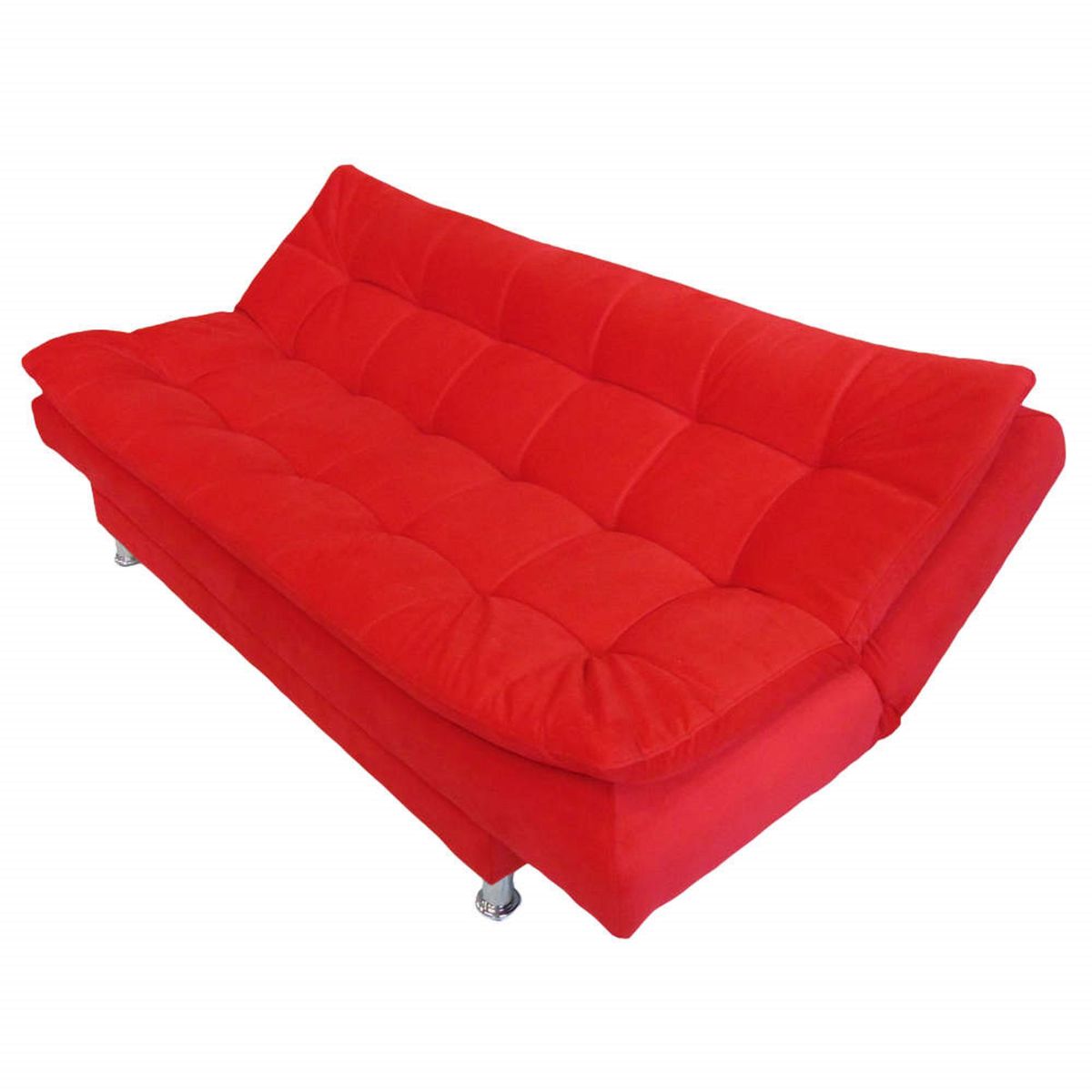SOFA MARKET - Sofa Cama Blender 3 Puestos Tela Rojo