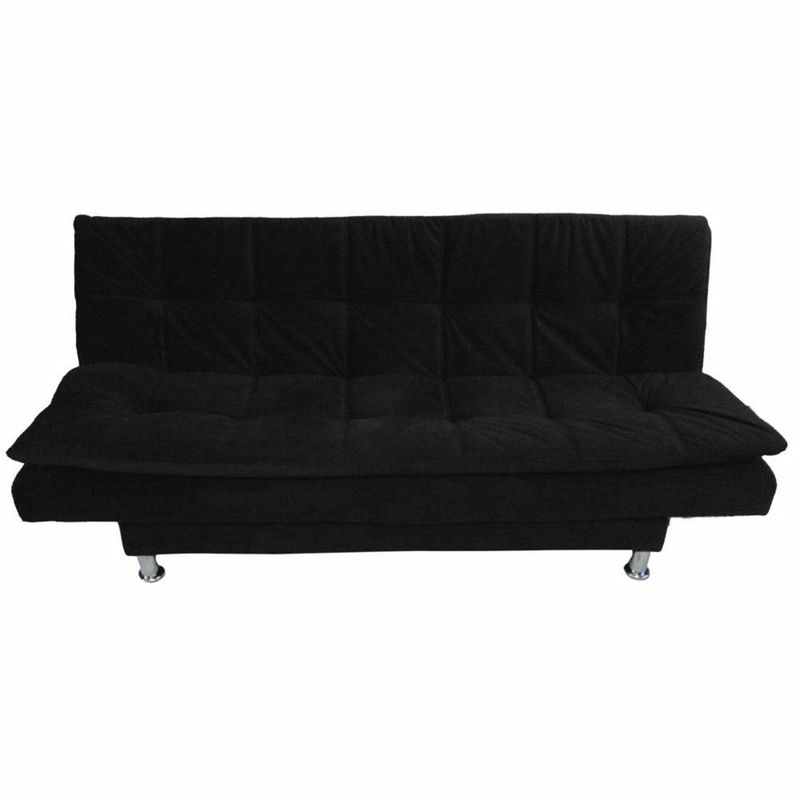 SOFA MARKET - Sofa Cama Blender 3 Puestos Tela Negro