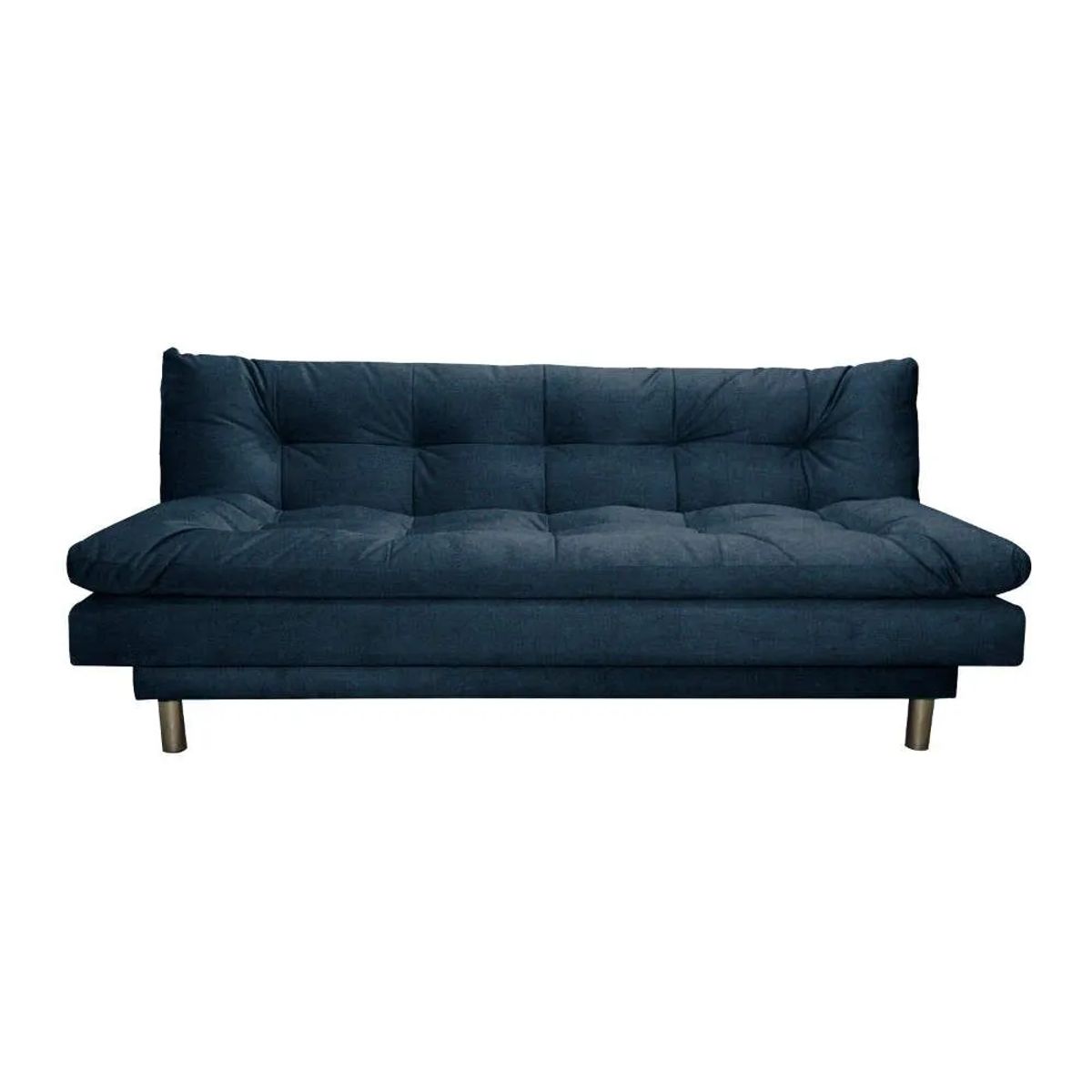 SOFA MARKET - Sofa Cama Blender 3 Puestos Tela Azul