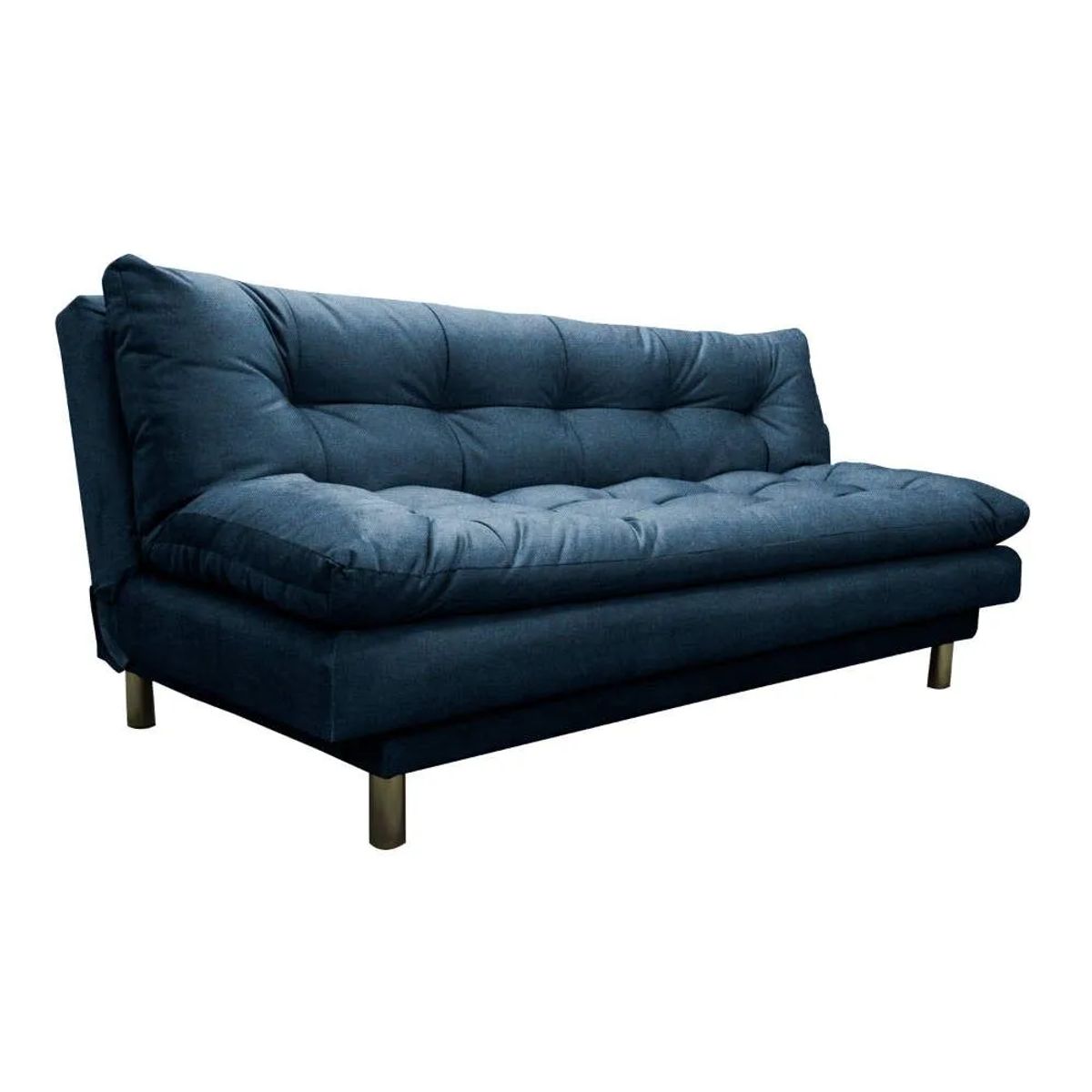 SOFA MARKET - Sofa Cama Blender 3 Puestos Tela Azul