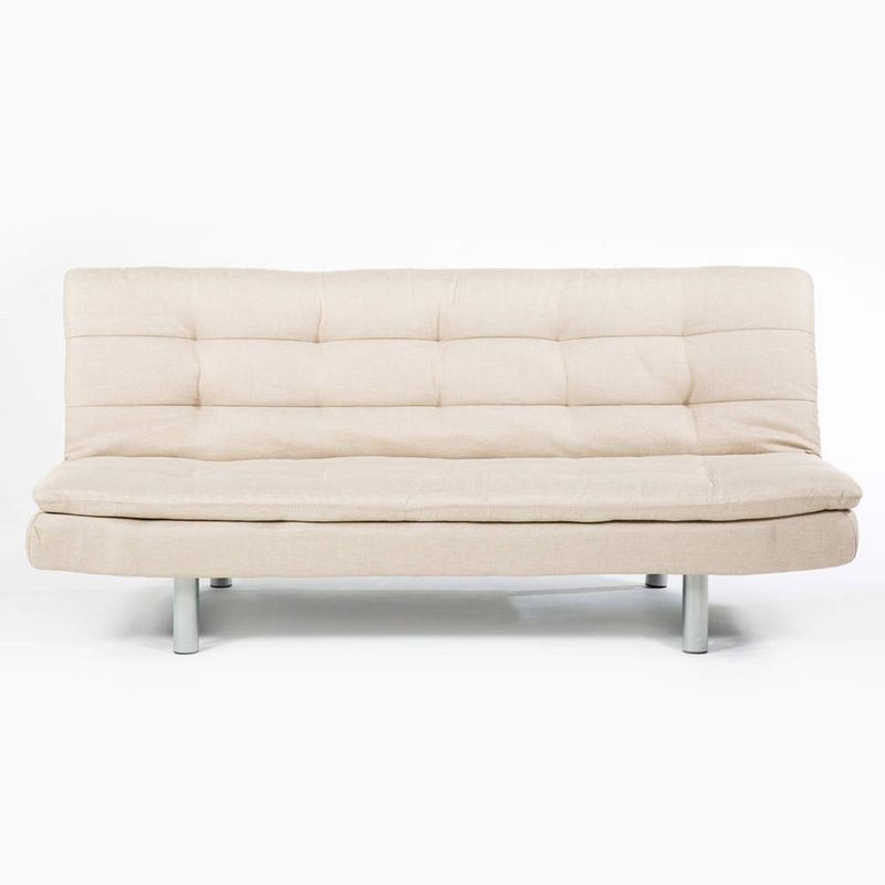 SOFA MARKET - Sofa Cama Sierra 3 Puestos Tela Beige