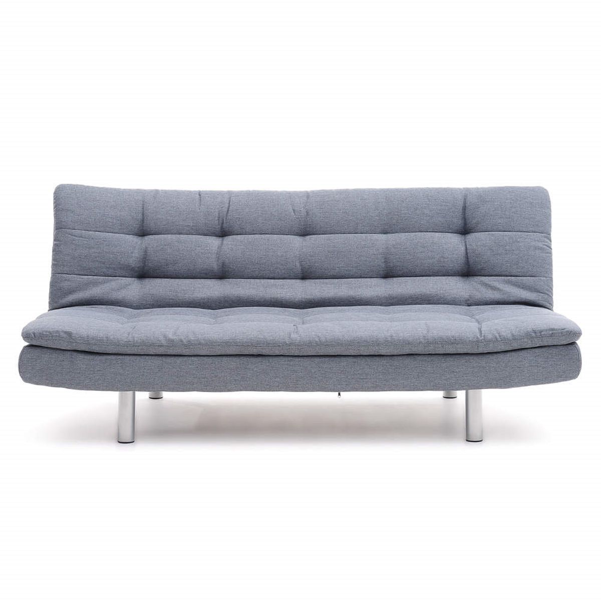 SOFA MARKET - Sofa Cama Sierra 3 Puestos Tela Gris