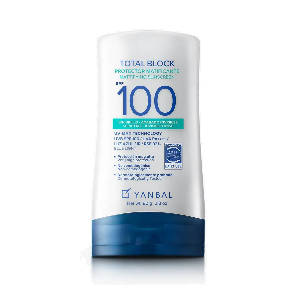 YANBAL - Protector solar Total Block Mate Matificante SPF100 Yanbal