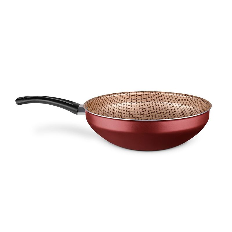 MTA - WOK FLORA N28 ANTIADHERENTE MARCA MTA CEREZA