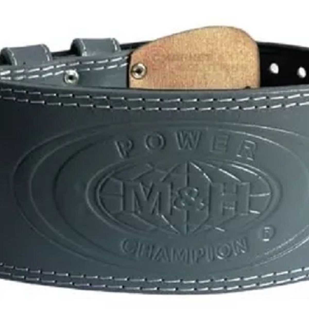 GENERICO - Cinturon Pesas Cuero Cmarket Talla  S Gris