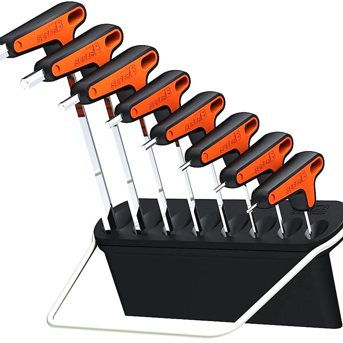 SUPER B - Herramienta Juego Llaves Hexagonal 8 Pzas Bicicleta Super B