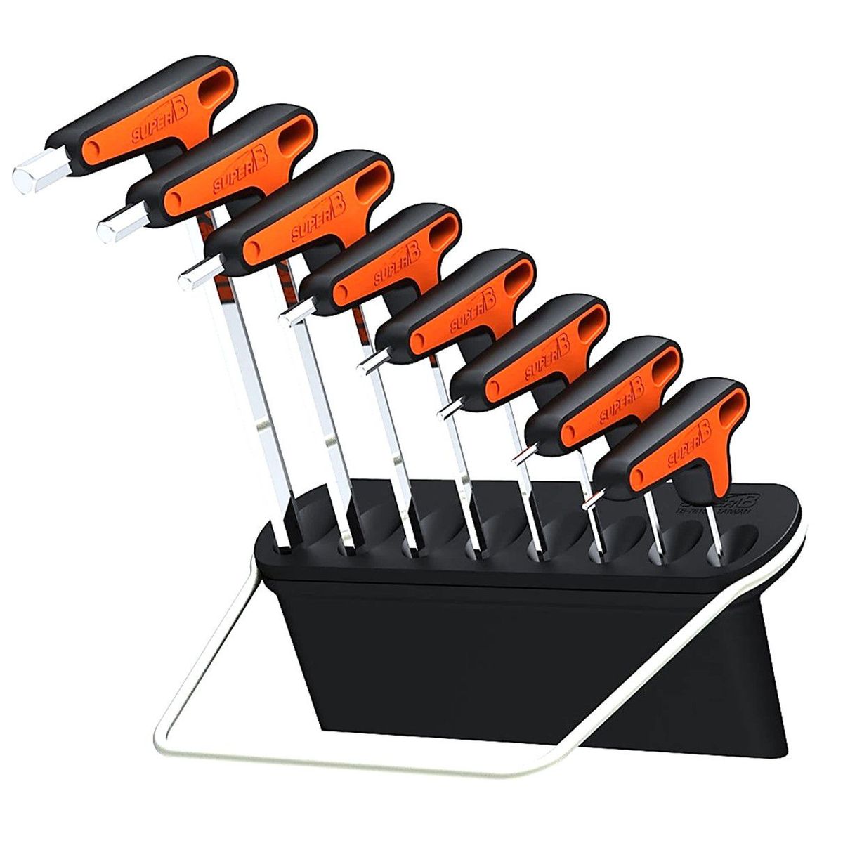 SUPER B - Herramienta Juego Llaves Hexagonal 8 Pzas Bicicleta Super B