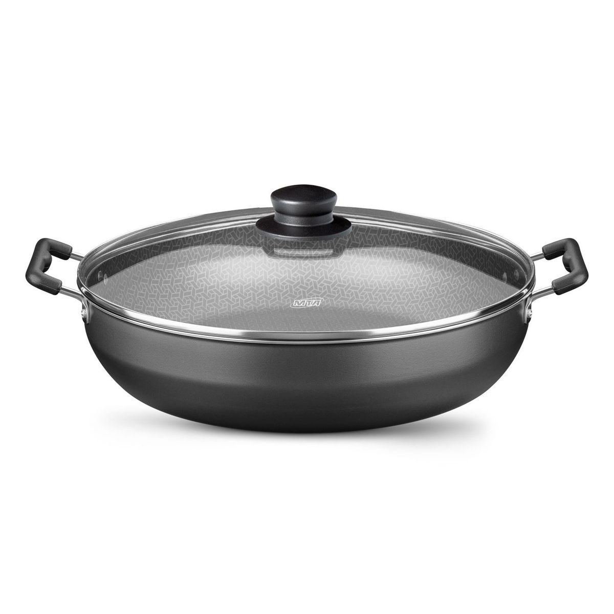 MTA - WOK DISCO N36 TVT ANTIADHERENTE MARCA MTA GRAFITE