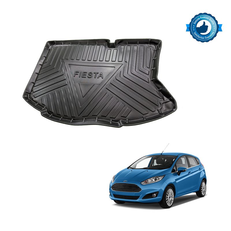 IMCOPARTES - Tapete Baúl Termoformado Para Ford Fiesta Sedan 2011 A 2017