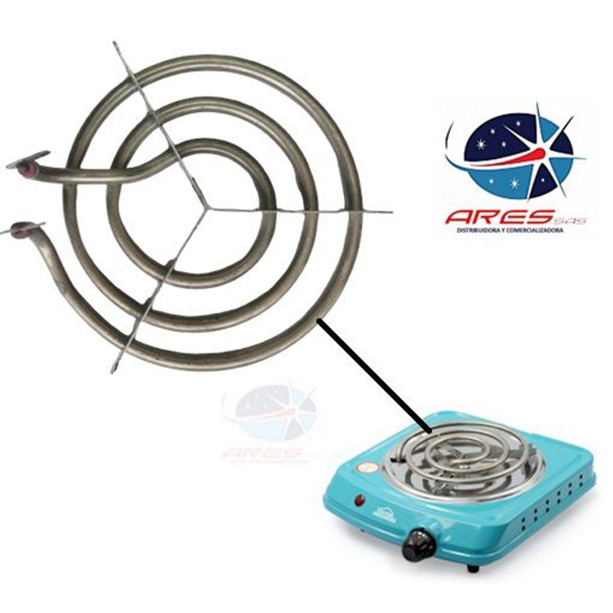 ARES - Resistencia Para Estufa Eléctrica Economica