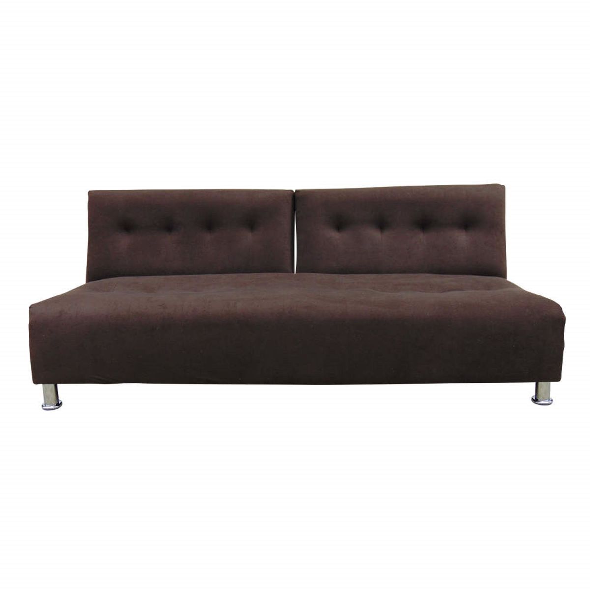 SOFA MARKET - Sofa Cama Dual 3 Puestos Tela Cafe