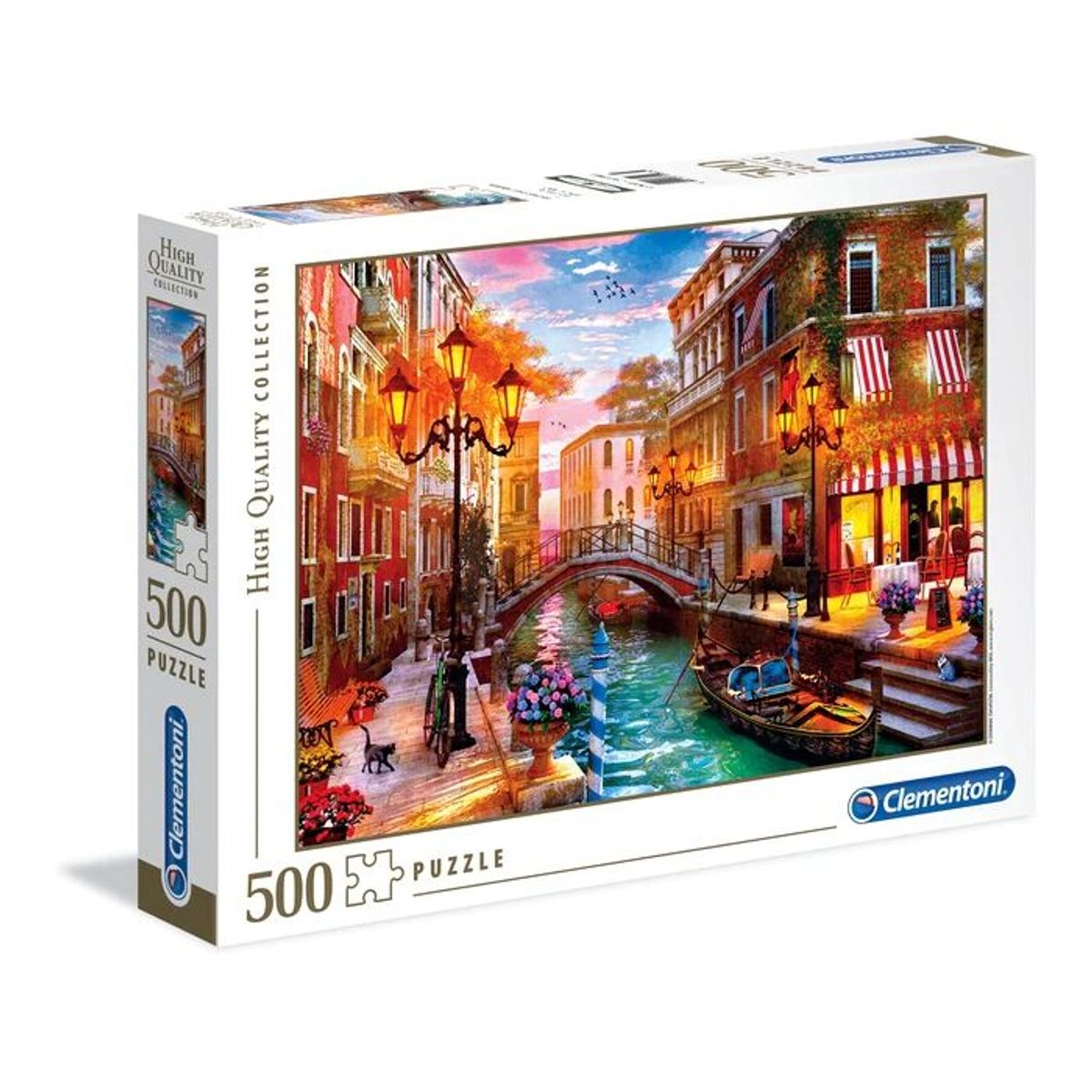 CLEMENTONI - Rompecabezas 500 Piezas Atardecer En Venecia Italia Puzzle