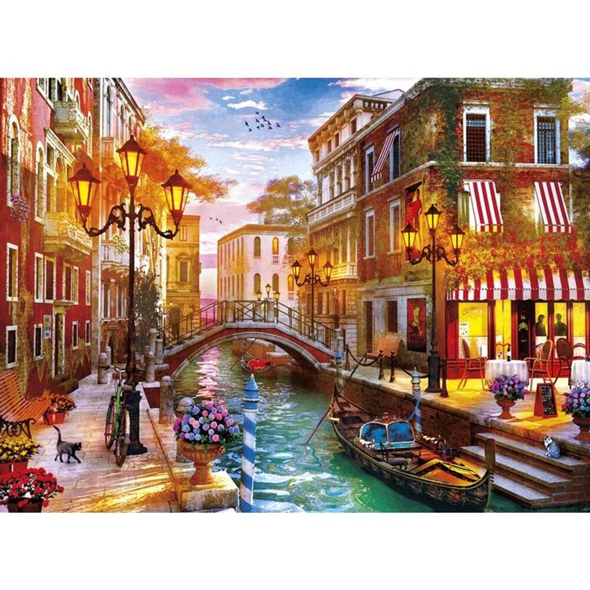 CLEMENTONI - Rompecabezas 500 Piezas Atardecer En Venecia Italia Puzzle