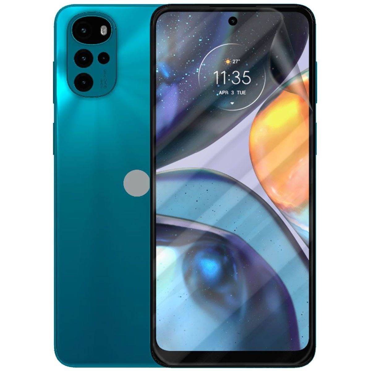 GENERICO - Protector Pantalla Hidrogel Compatible Con Motorola G22 Clear