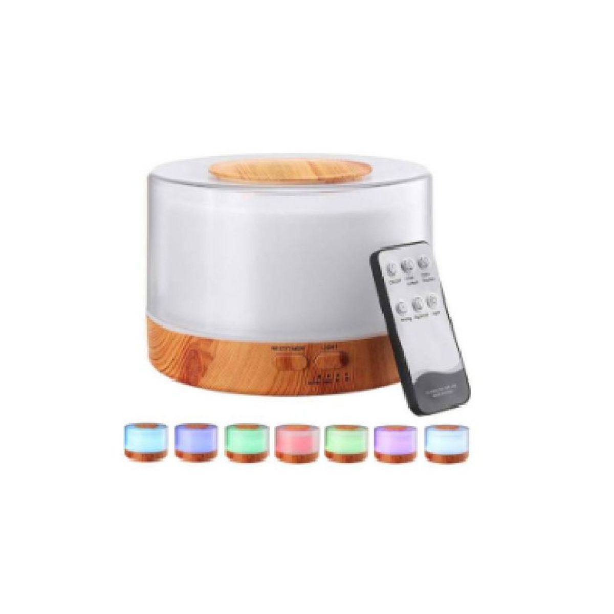 GENERICO - Difusor aromaterapia con control y cargador