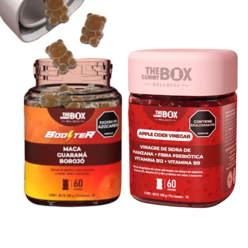 THE GUMMY BOX - Combo Gomitas deep love y vinagre de manzana suplementos