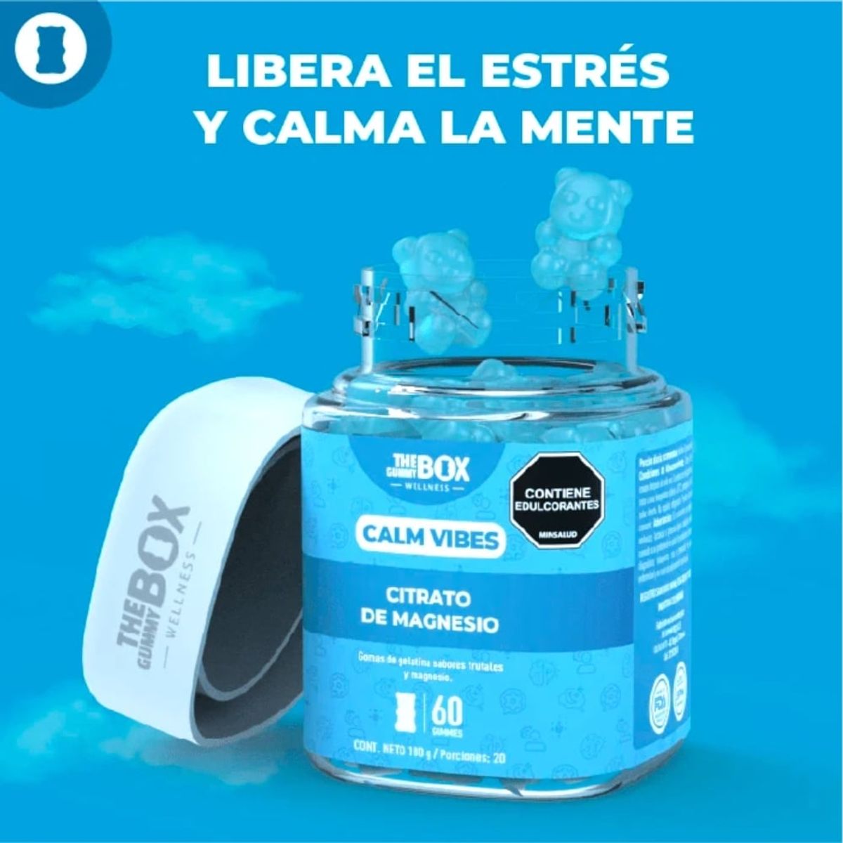 THE GUMMY BOX - Gomitas para dormir con magnesio pasiflora manzanilla The Gummy Box