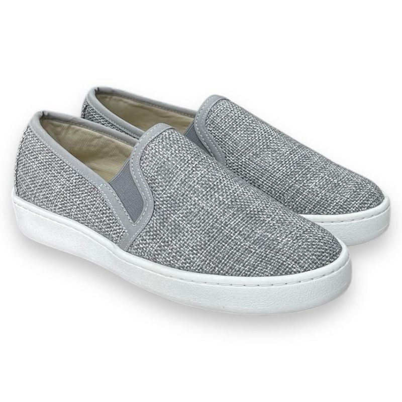 XIAN SHOES - oxford mocasin plata mujer