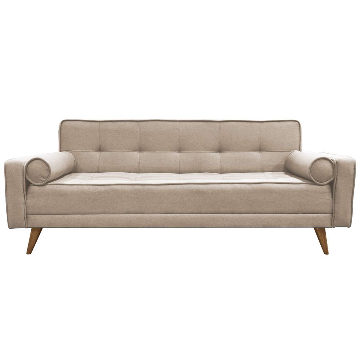 SOFA MARKET - SOFA CAMA EXTRA 3 PUESTOS TELA BEIGE