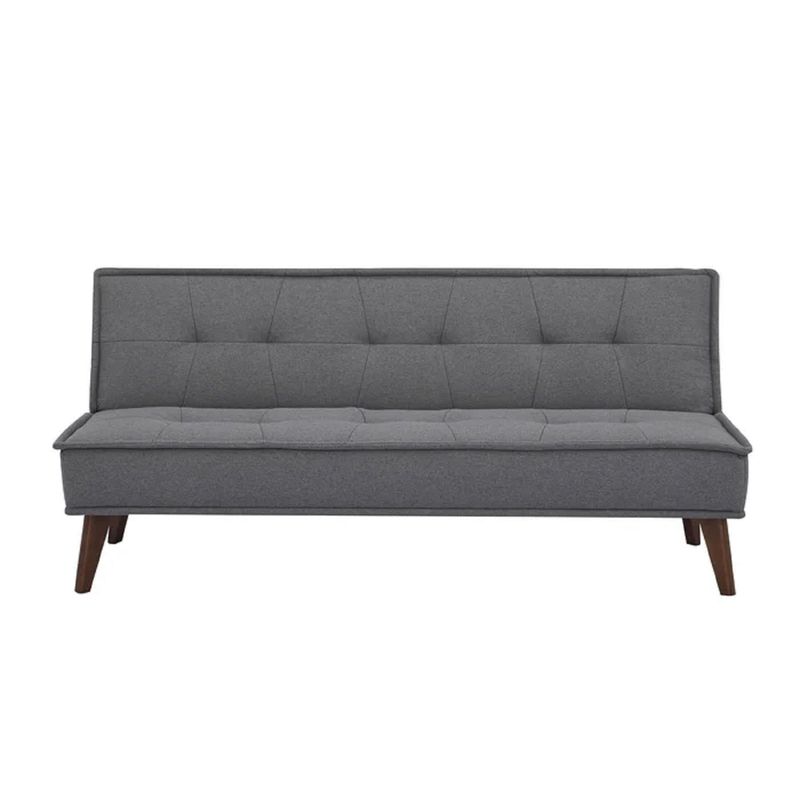 SOFA MARKET - Sofa Cama Otto 3 Puestos Tela Gris