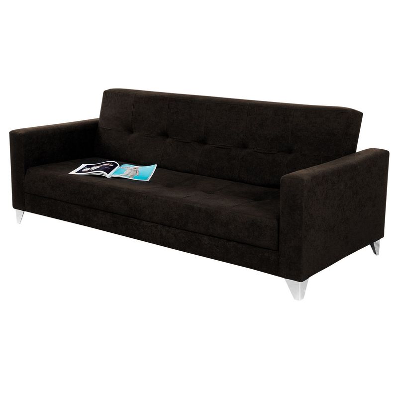 SOFA MARKET - Sofa Cama Duke 3 Puestos Tela Cafe